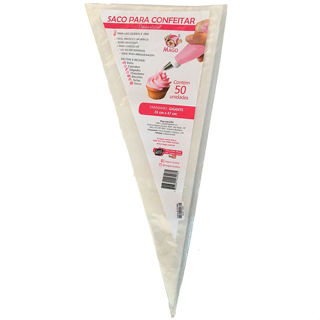 Saco de Confeitar Descartável Gigante 26x47 50 Unid. Mago em Oferta na Shopee