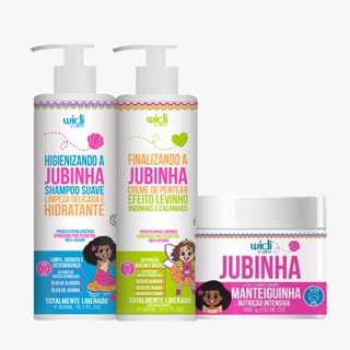 Kit Jubinha Widi Care Shampoo, Creme Levinho e Manteiguinha em Oferta na Shopee