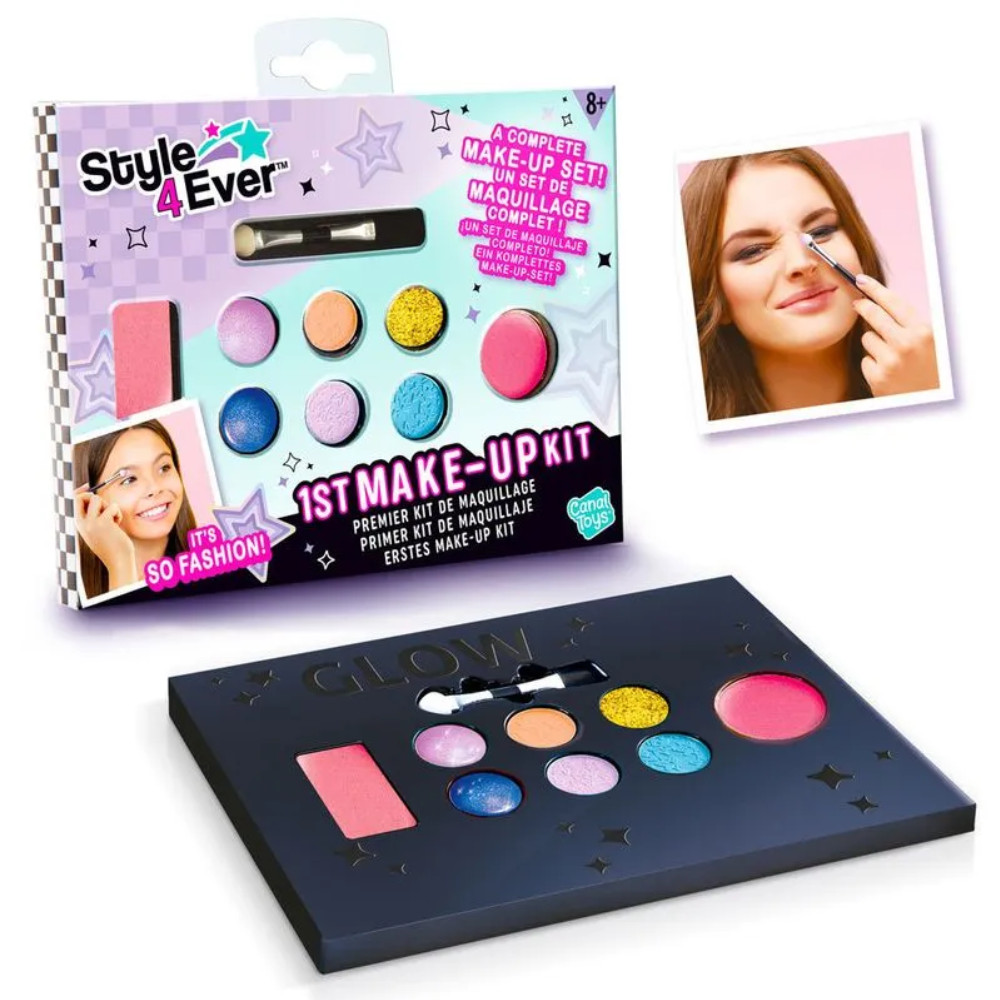 CONJUNTO DE MAQUIAGEM - STYLE 4EVER - PRIMEIRO KIT DE MAQUIAGEM - FUN