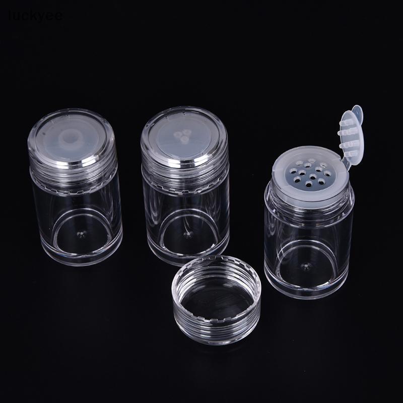 luckyeo 1Pc 10ml Empry Peneira Cosmética Frascos Soltos Recipiente Tampa Parafuso DIY Maquiagem TQ