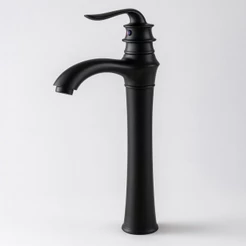 Torneira Preta Monocomando Deend Milano Para Banheiro 39cm