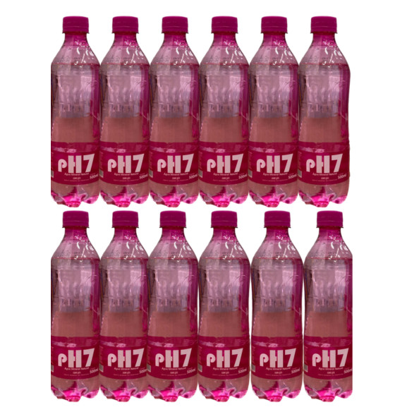 KIT 12 UNIDADES AGUA PH7 COM GAS 500ML