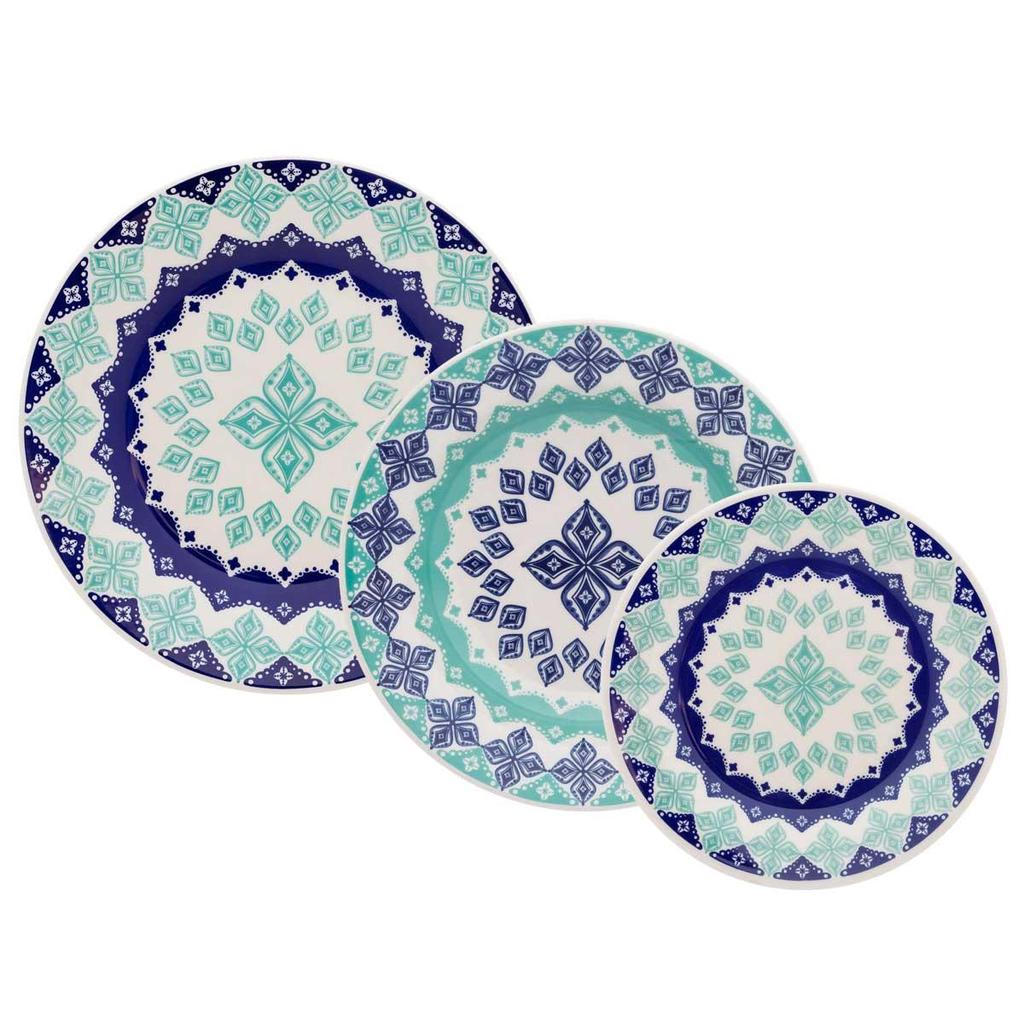 Aparelho de Jantar e Lanche 12pçs Donna Lola em Oferta na Shopee