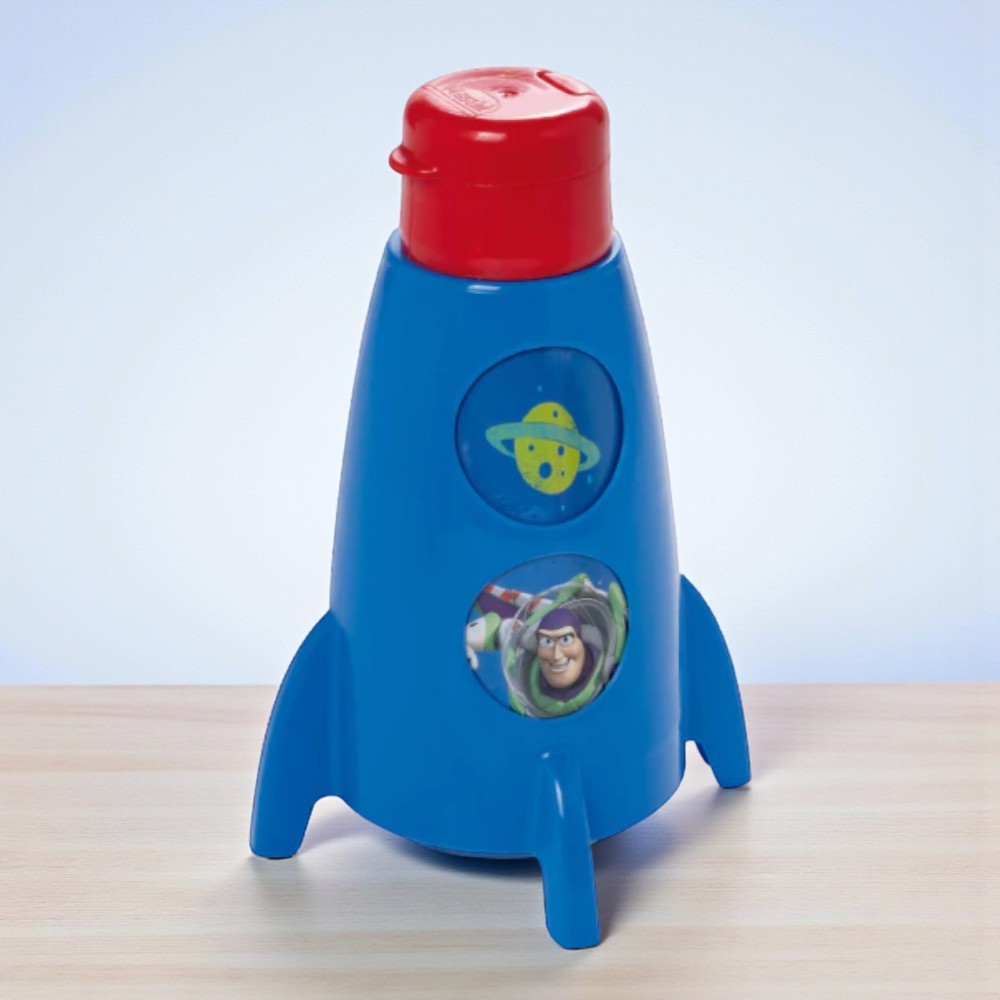 Garrafa Foguete - Toy Story - 320ml - 1 unidade - Disney Original - Rizzo