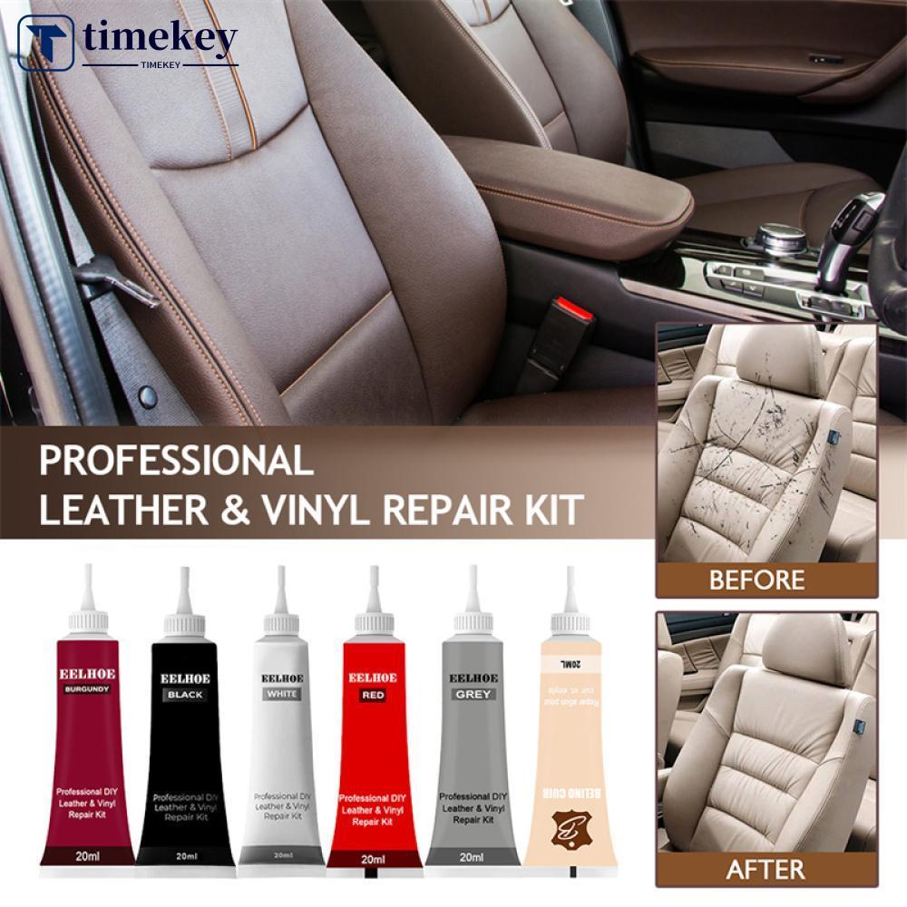 TIMEKEY 20ml Gel De Reparo De Couro Reparação De Carro Arranhões Rachaduras Assento Em Casa Sofá Complementar Remodelaçã em Oferta na Shopee