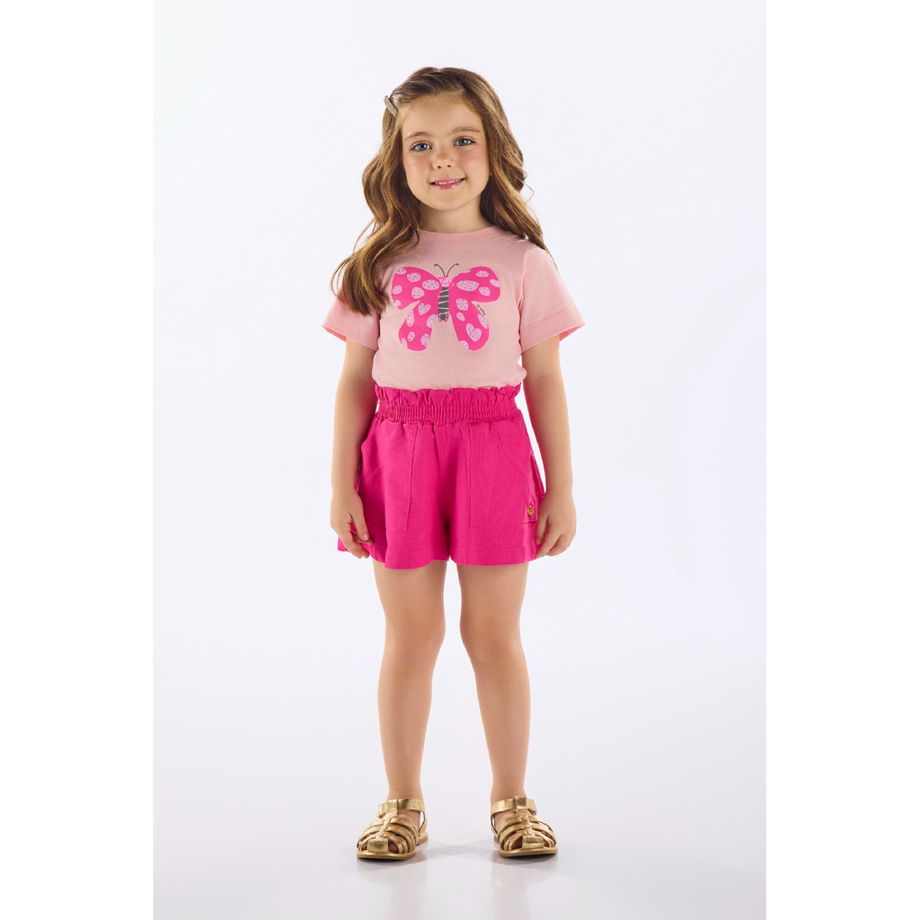 Blusa Infantil em Algodão com Strass Up Baby