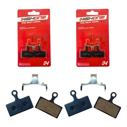 2 Pares Pastilha Freio Bike Mtb Deore Slx Xt Xtr