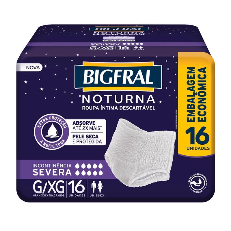 Roupa Íntima Bigfral Noturna G/XG 16 Unidades em Oferta na Shopee