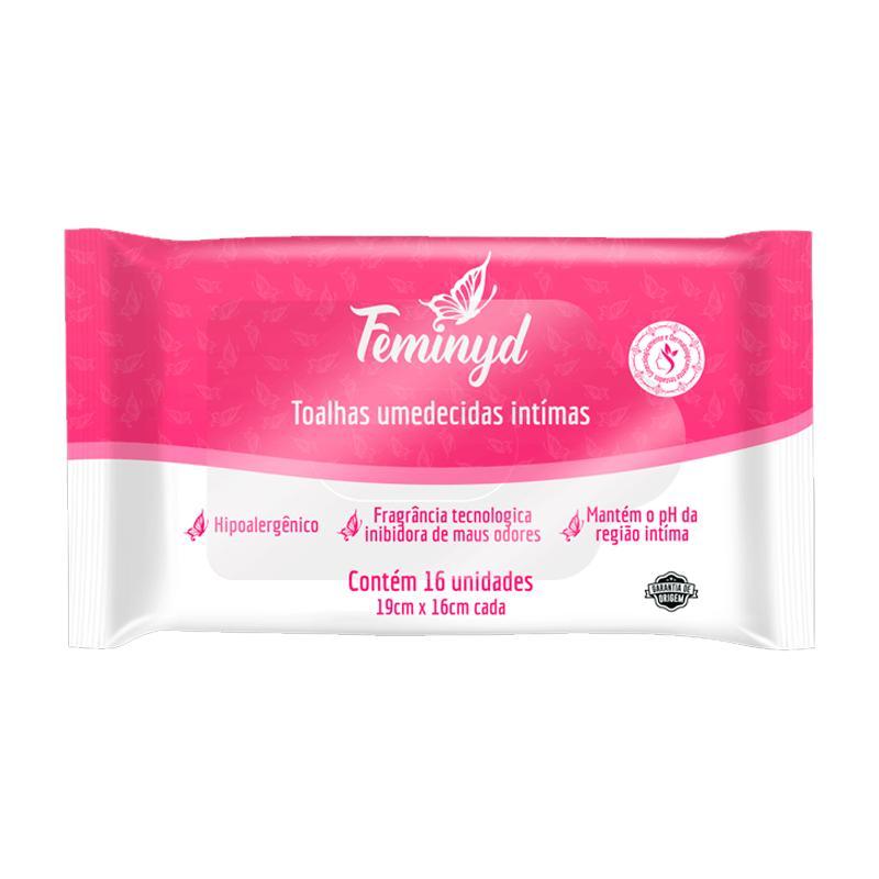 Toalhas Umedecidas Intímas Feminyd 16 Unidades em Oferta na Shopee