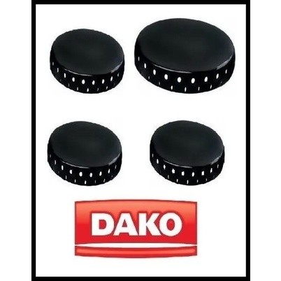 Kit Espalhador Tampa Boca de Fogão Dako Supreme Classe 4 Bocas