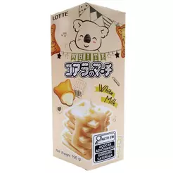 Biscoito Koala Sabor Chocolate Branco - Pacote Familia 195g