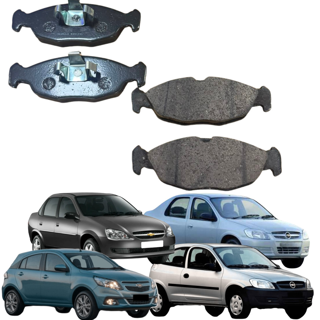 Pastilha Freio Dianteira TECPADS para Chevrolet Agile Celta Classic Prisma 1.0 1.4 8V