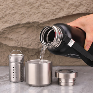 Todo em aço 316 copo térmico de aço inoxidável masculino grande capacidade chá separação de água xícara de chá esportes 