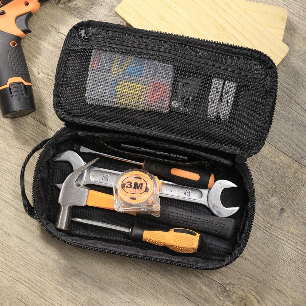 Kit de ferramentas pequeno para serviço pesado, kit de ferramentas portátil multifuncional, kit de ferramentas portátil 