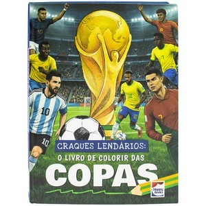 Craques Lendários: Livro de Colorir das Copas, O