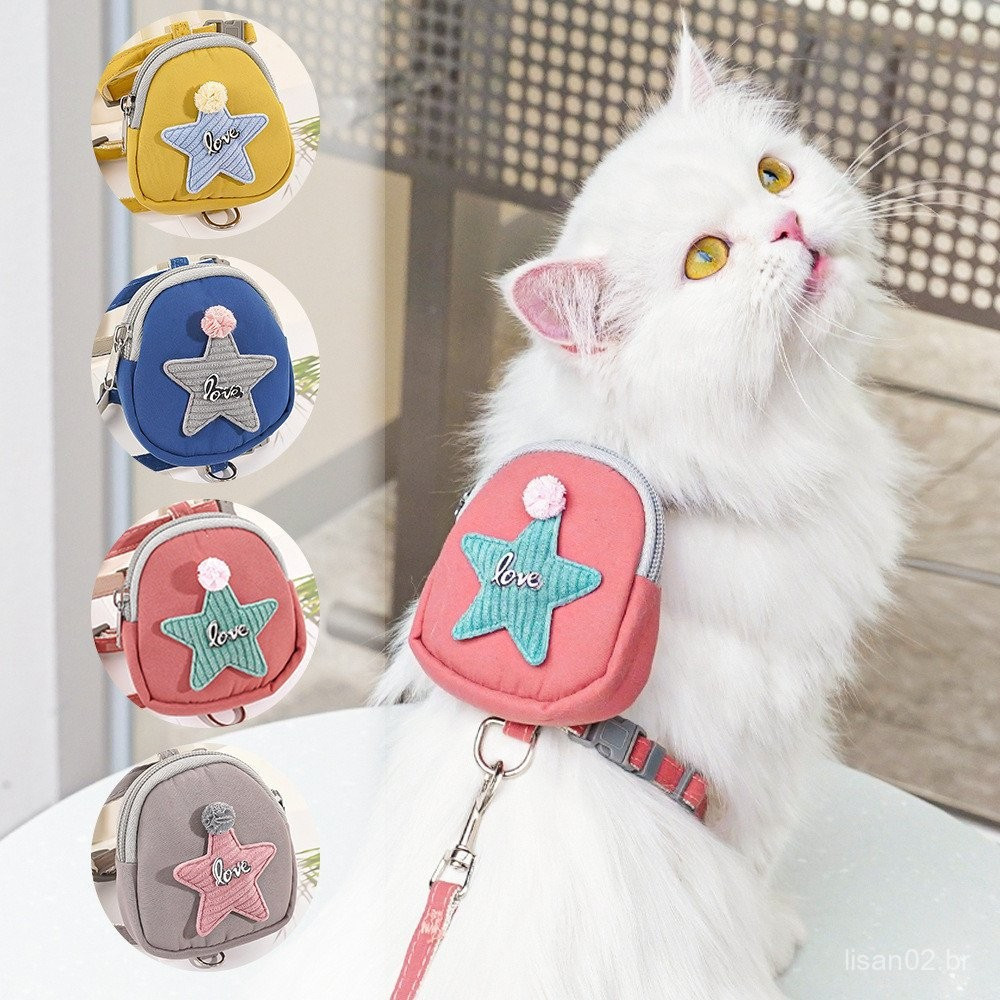 Mochila para animais de estimação (cães), bolsa para petiscos de animais de estimação, arnês para cães ativida