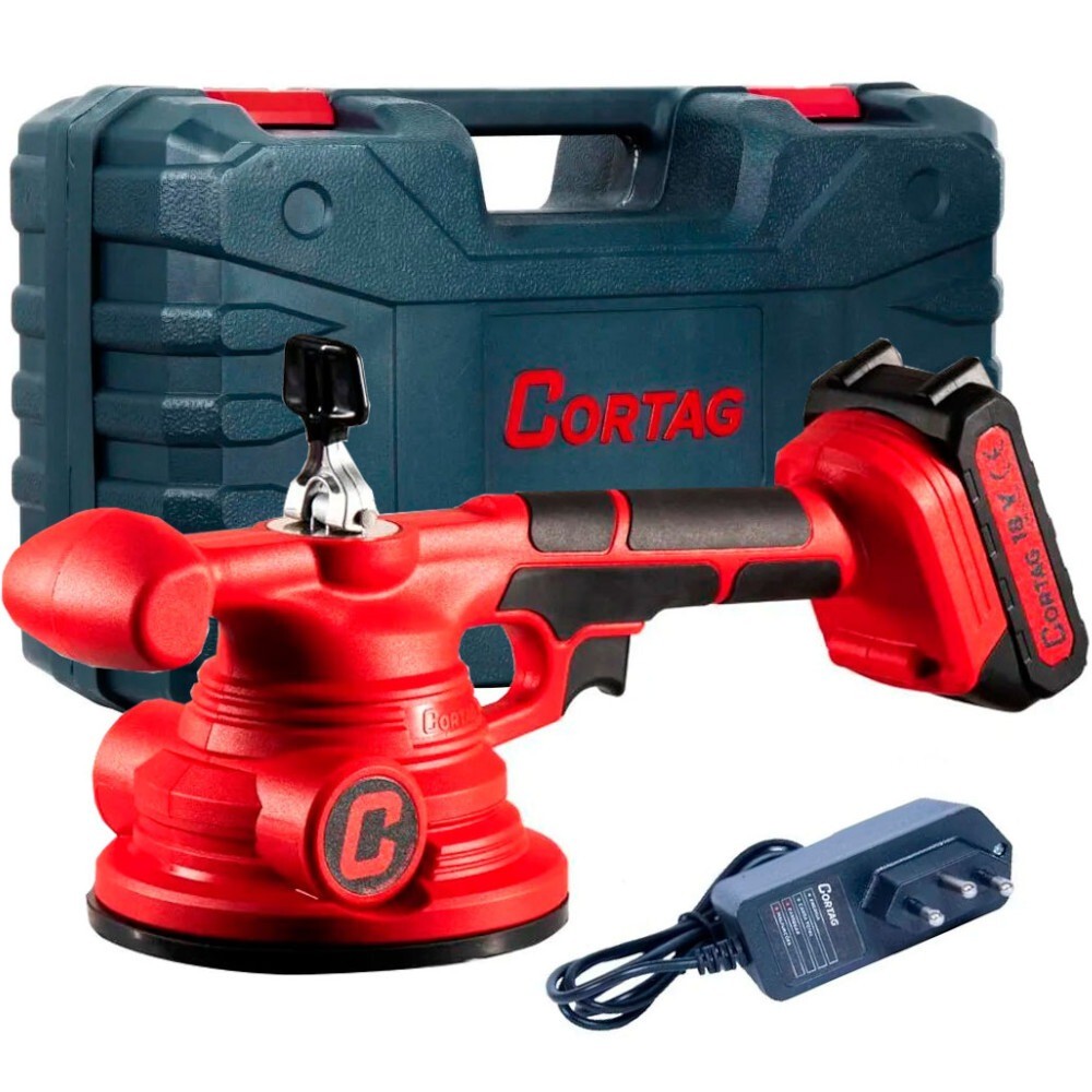 Máquina para assentar piso a bateria 18V com ventosa - MAC-100 Cortag