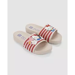 Chinelo Slide Feminino Zaxy Hello Kitty And Friends