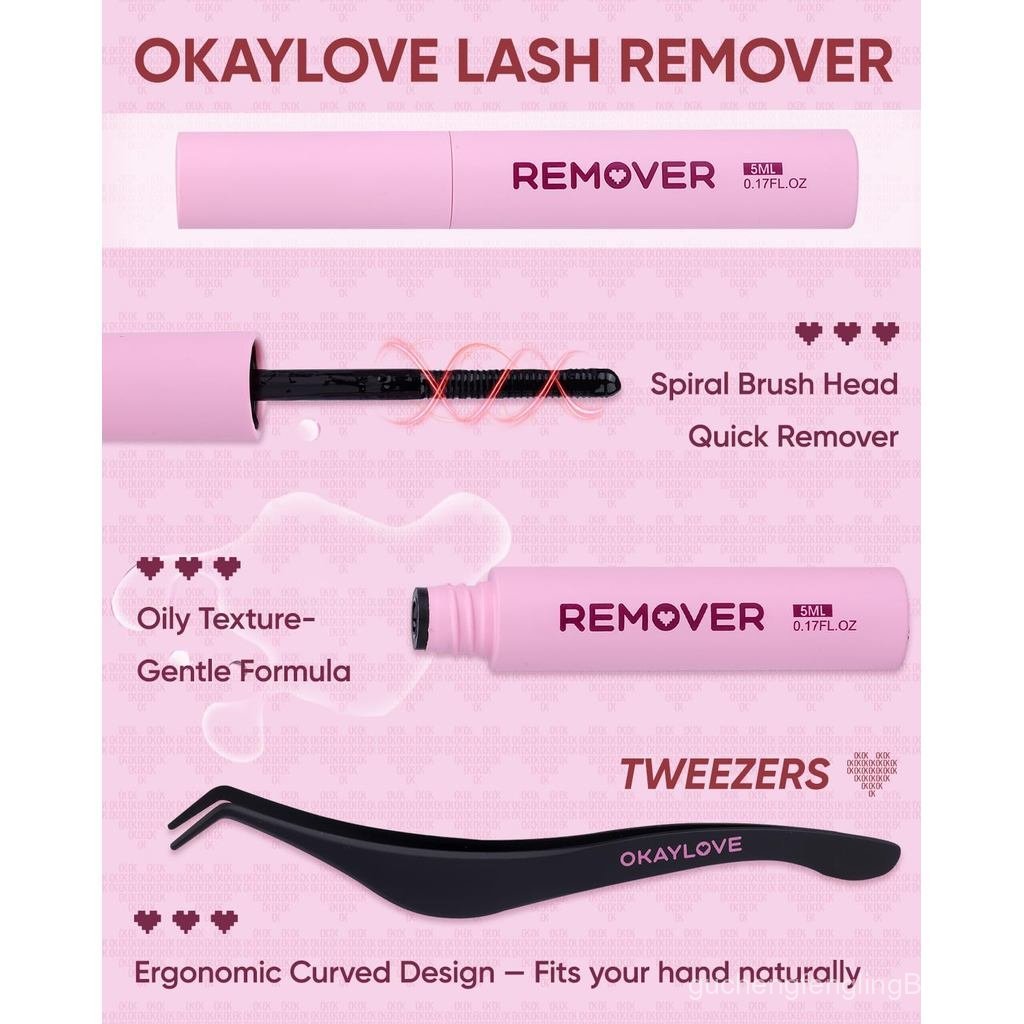 OKAYLOVE Cílios em Cluster Manga com Espículas, Extensões de Cílios em Cluster DIY LIRA 8-18mm, 140 peças de Cílios Indi