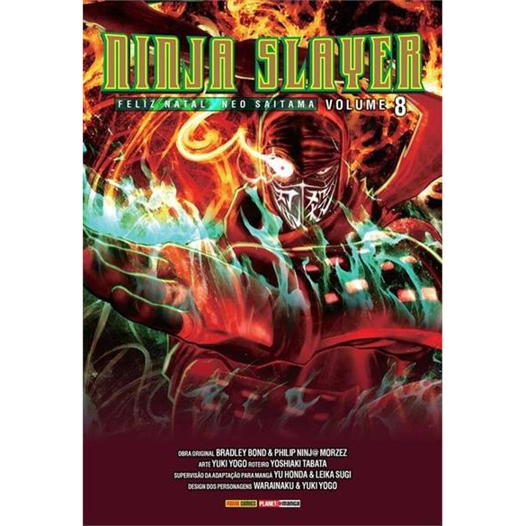 Capa do livro Mangá - Ninja Slayer - Volume 8 - Novo/Lacrado - Editora Panini -