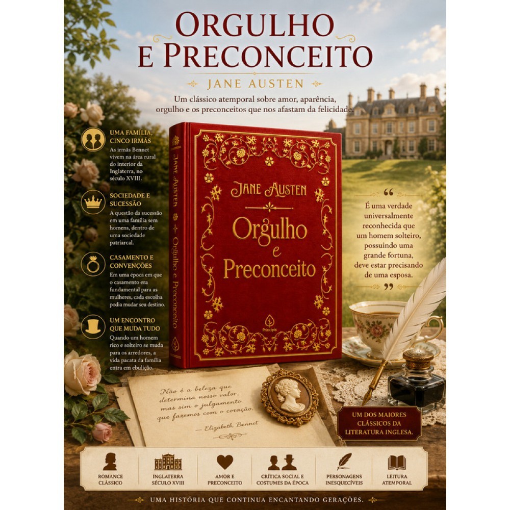 Livro Orgulho e preconceito - Edição Especial de Luxo Almofadada · foto 2