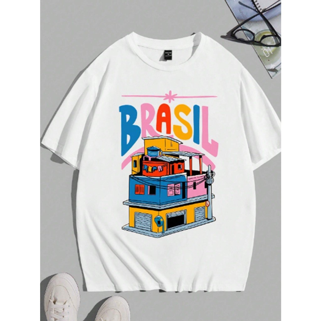 Camiseta Streetwear Longline Unissex Estampada Diversas Cores Old School Alta Qualidade - Estilo Nacional