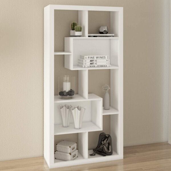 Estante Multiuso Vertical ou Horizontal 159CMX 78cm E1712 Branco Branco