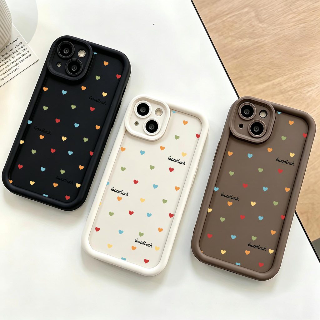 Bonito Pequeno Coração Amor Silicone Caso Para Samsung Galaxy A37 A57 A27 A36 A56 A55 A17 A07 A35 A16 A15 A53 5G Capa Ma