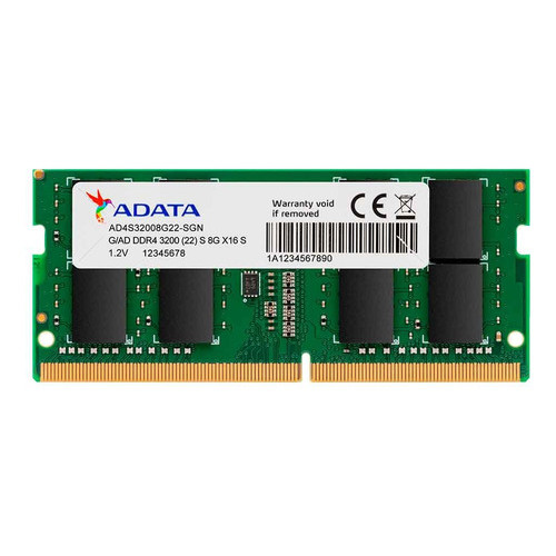 Memoria RAM ADATA 8GB DDR4 3200MHz SO-DIMM Notebook AD4S32008G22-SGN