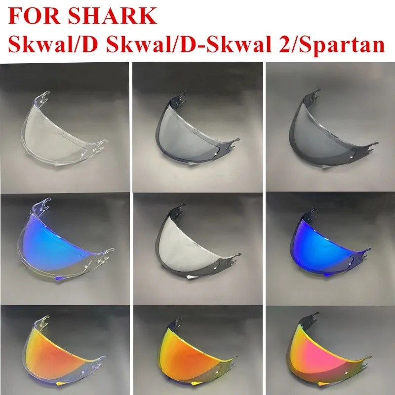 SHARK D Skwal-2 Viseira De Capacete Spartan Substituição De Rosto Inteiro Capacetes De Moto Lente Viser