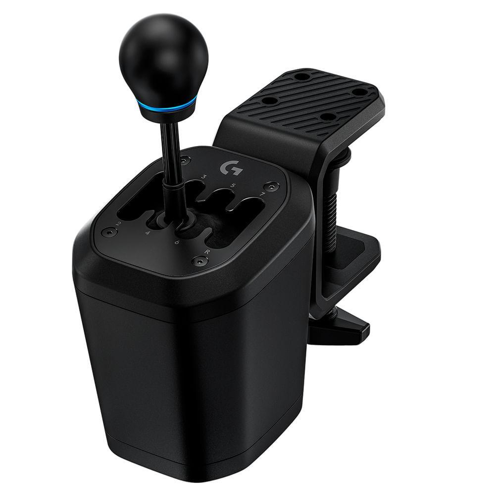 Câmbio Logitech G RS H-Shifter para Consoles e PC, Compatível com Base do Volante RS50 e PRO - Preto