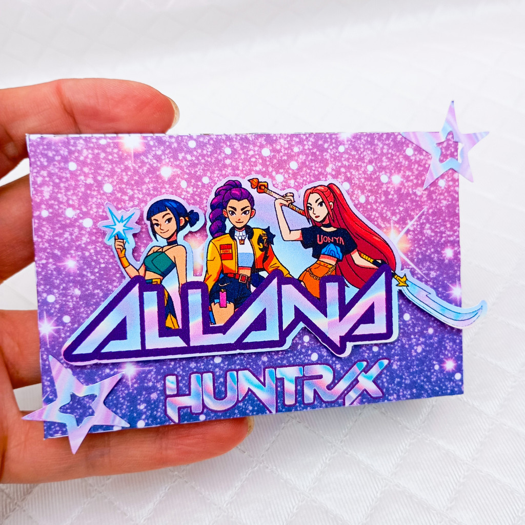 Caixa Kit Kat Personalizado Lembrancinha Guerreiras K-pop- aniversário festa infantil