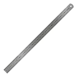 Régua Metal Aço Inox 60cm 24 Pol Patchwork Costura Artesanato Milimetrada Profissional