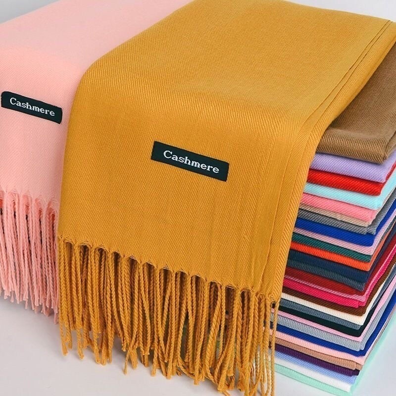 Cachecol Inverno Lenço Pashmina Xale Echarpe Feminino GROSSO E FINO MODA 22garamas