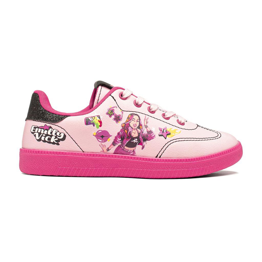 Tênis Infantil Dos Rosas Emilly Vick KDR04E Rosa Pink 28 ao 35