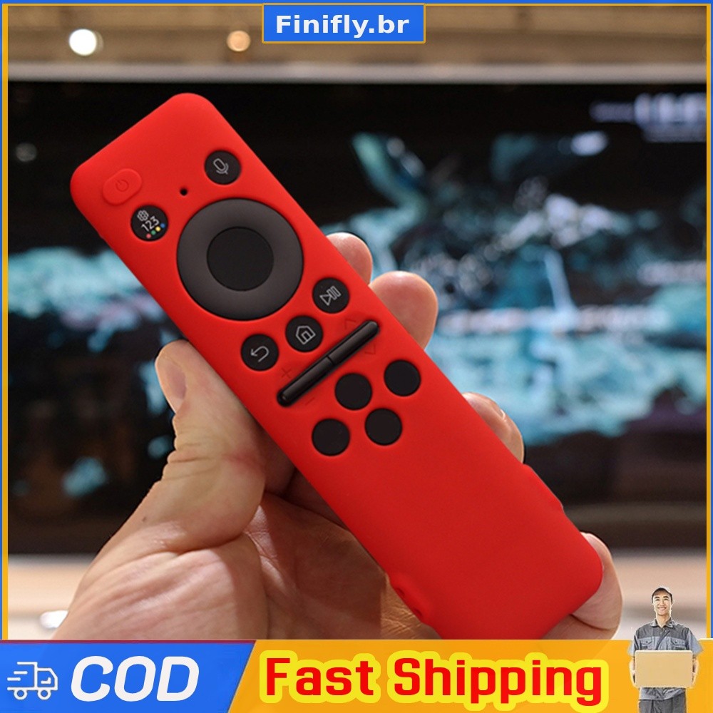 Silicone Com Cordão De Controle Remoto Capas Para Samsung 8K Neo QLED HDR Smart 