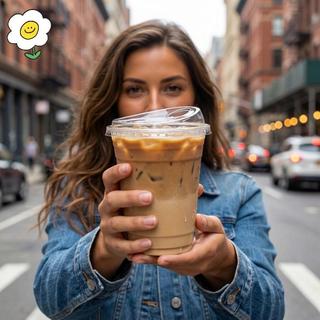 maoting } Copos De Plástico Transparentes Com Tampas Descartáveis Para Bebidas Frias De 16 Onças Café Gelado 10 Pa Adequ
