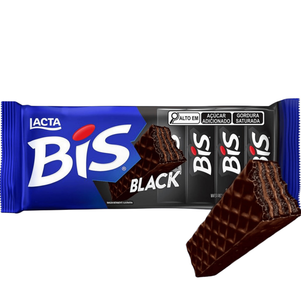 Bis Chocolate black Lacta 100.8g