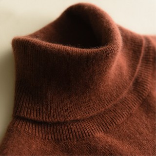 Camisola de caxemira feminina pulôver de caxemira pura 100% puro cashmere gola alta camisola solta tamanho grande lã mal