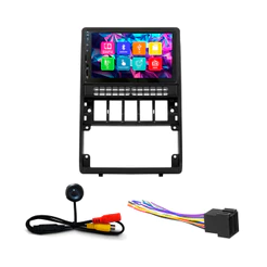 Kit Multimídia Painel 7 Pol Gol Saveiro Parati Bola G2 Gol Special G3 Espelhamento Android Ios 2 Din Preto Camera Ré
