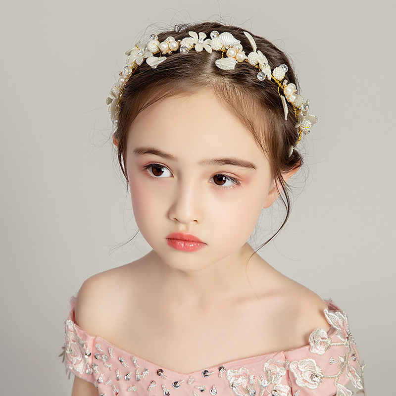 Meninas acessórios de cabelo bandana crianças vestido acessórios guirlanda meninas desempenho pequenos acessórios Headwe