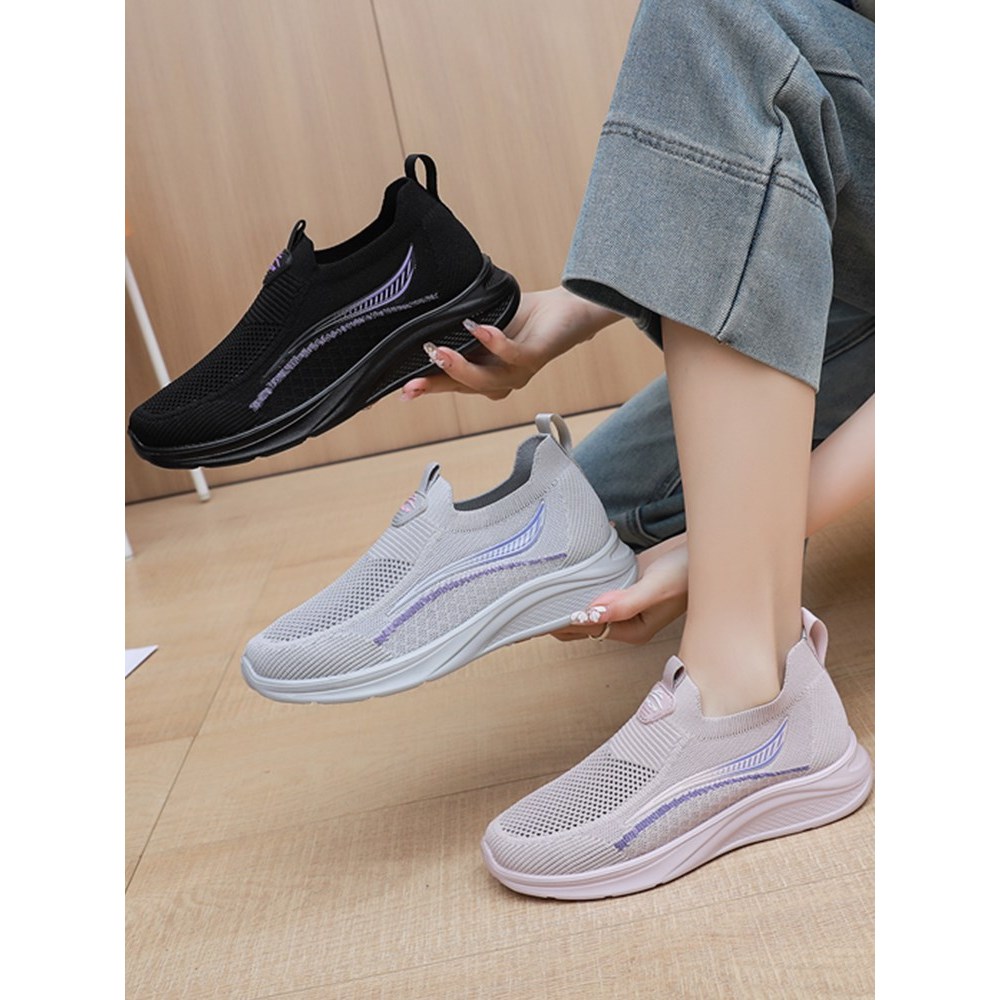 Sapatos de rede de verão femininos 2025 novo estilo velho pequim sapatos de pano sapatos femininos malha respirável desl