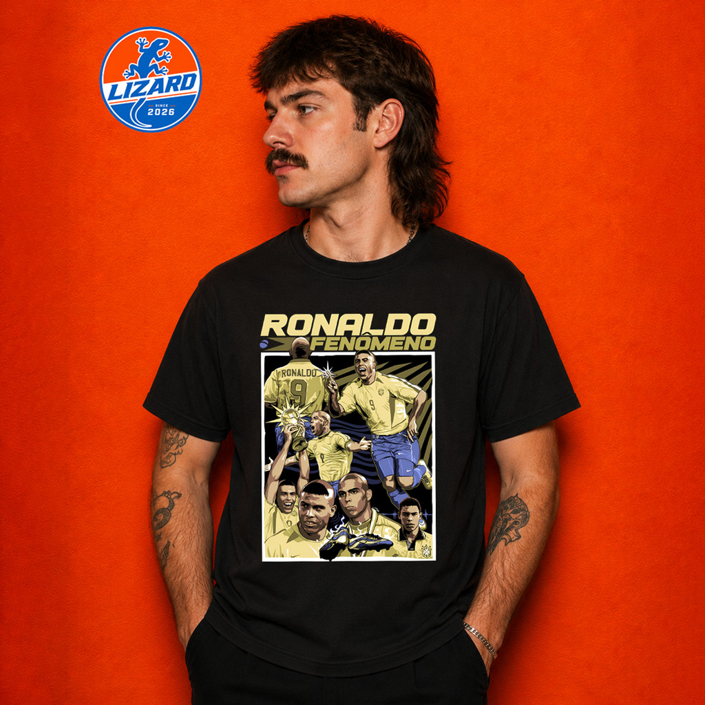 Camiseta Fenomeno Futebol Seleção Brasileira Brasil Blusa Camisa T-shirt Unisex Masculino Feminino Algodão Premium