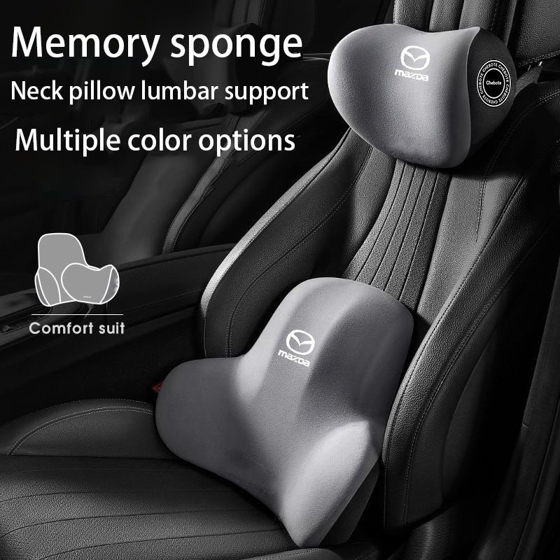 Mazda Car Four Seasons Universal Memory Cotton Almofada De Cintura Encosto De Cabeça Conjunto De Assento 3 2 5 CX3 RX8 B
