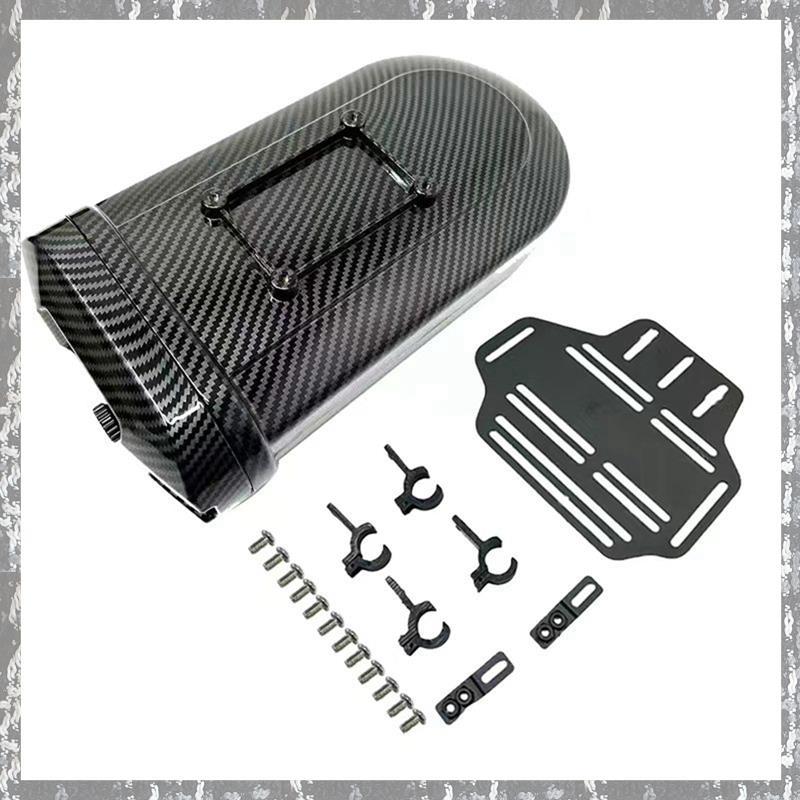 [Tnr] Caixa De Armazenamento De Bagagem Para Voge Dsx625 Dsx900 450 Ferramentas Universal Motocicleta Em Carbono