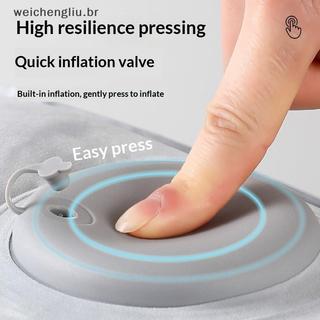# weicheng Travesseiro Inflável Para Apoio Os Pés Almofada De Ar Ergonômica Em PVC Portátil Viagens , Voo , Escritório ,