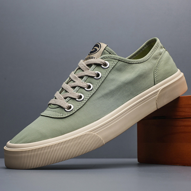 Sapatos de lona masculinos 2026 novos sapatos masculinos verão respirável tênis sapatos casuais masculinos de sola macia