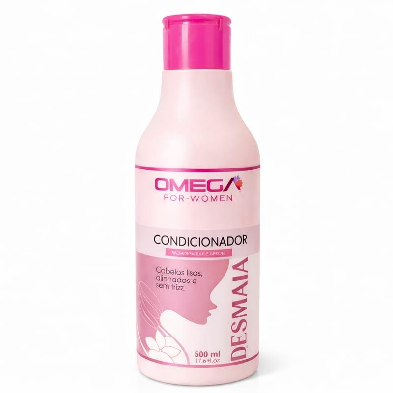Condicionador Omega Hair Desmaia Hair 500ml - Hidratação, desembaraço e maciez para cabelos