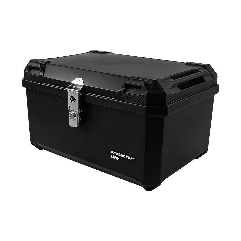 Bau Bauleto P/ Moto 65 Litros Suporte Universal Protector Life (Para 2 capacetes)