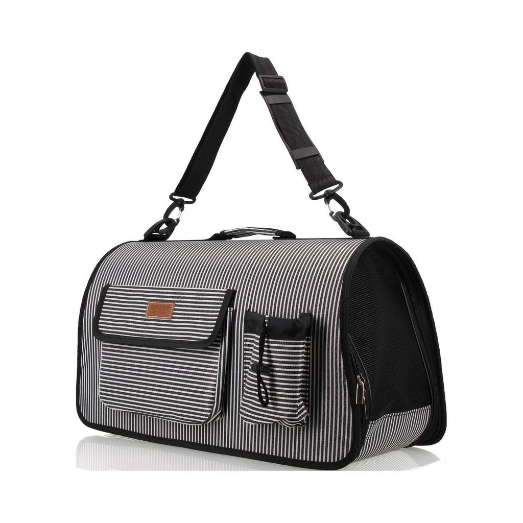Bolsa para animais de estimação, bolsa portátil respirável para animais de estimação, bolsa de ombro para animais de est